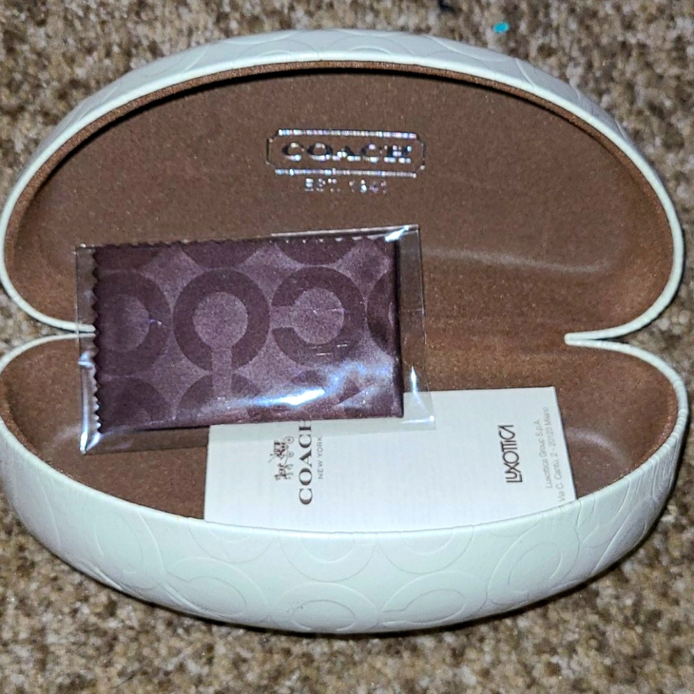 Coach sunglass or eyeglasses case